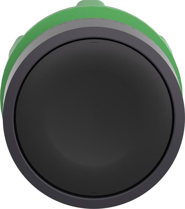 Schneider Electric Drucktaster, Frontelement, Harmony XB5, Kunststoff, 22mm, schwarz, unbeschriftet, tastend, Sammelver