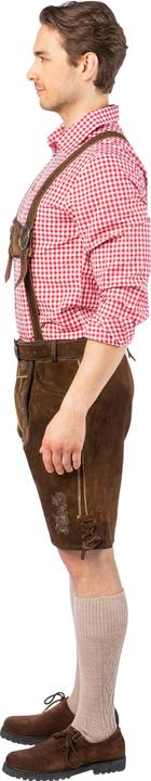 Image du produit Orlob Salopettes traditionnelles pour hommes : pantalons courts en cuir Oktoberfest (52)