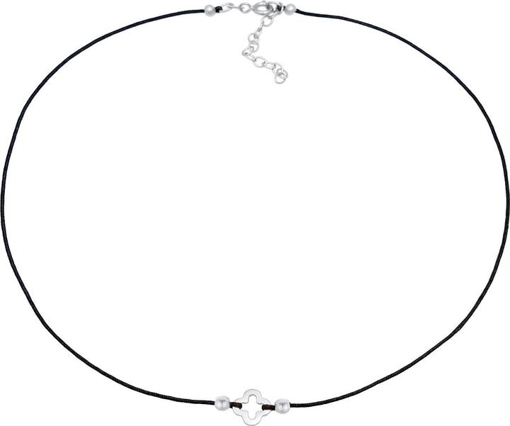Produktbild Elli Choker, Kleeblatt (Keine Schmucksteine, 925er Sterling Silber, Nylon, 36 cm)
