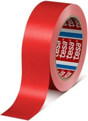 Produktbild tesa Verpackungsklebeband 60404, 19 mm x 66 m, rot (19 mm)