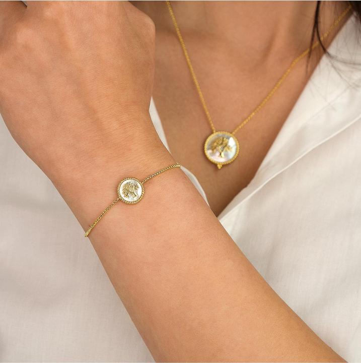 Immagine prodotto Engelsrufer Bracciale con l'albero della vita (24 cm, Argento 925)