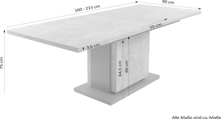 Produktbild Homexperts Bärbel (160 x 90 x 75 cm)