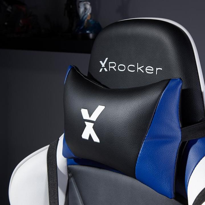 Image du produit X Rocker X-Rocker Agility Chaise de jeu ergonomique - Bleu