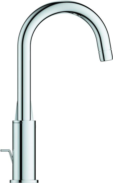 Grohe StartEdge Lavaboarmatur, wassersparend, Zugstangen Ablauf, Schnell-Montage-System, L-Size, chrom
