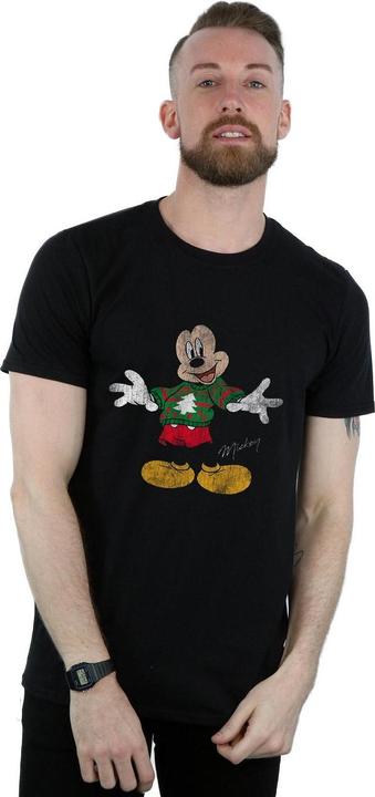 Produktbild Disney Mickey Mouse Christmas Jumper TShirt (XXL)