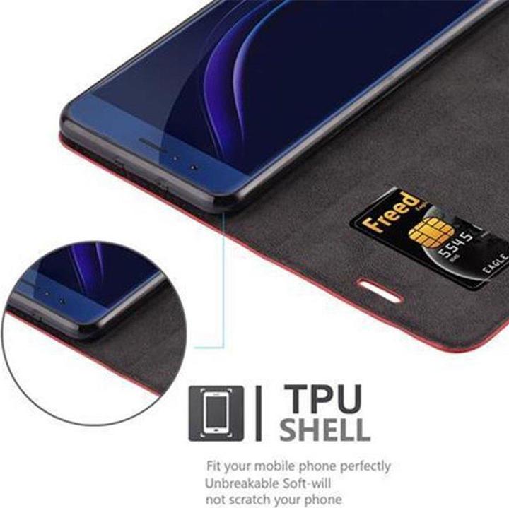 Productafbeelding Cadorabo Boek Onzichtbare Magneethoes (Honor 8 Premium)