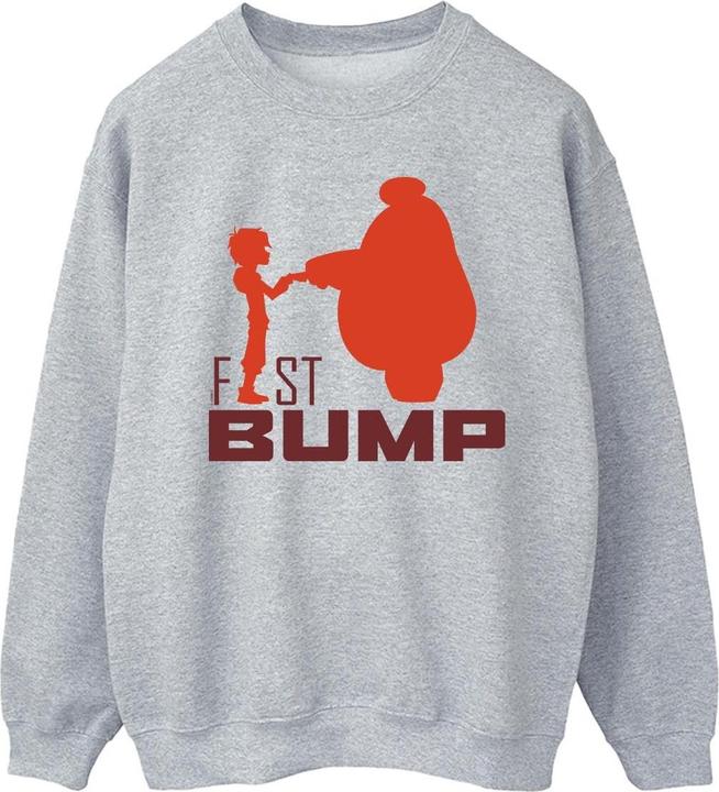 Actual product image Disney Mens Big Hero 6 Baymax Fist Bump Cutout Sweatshirt (L)