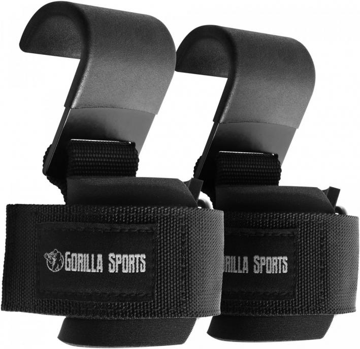 Image du produit Gorilla Sports Aides à la traction avec crochets, jeu de 2