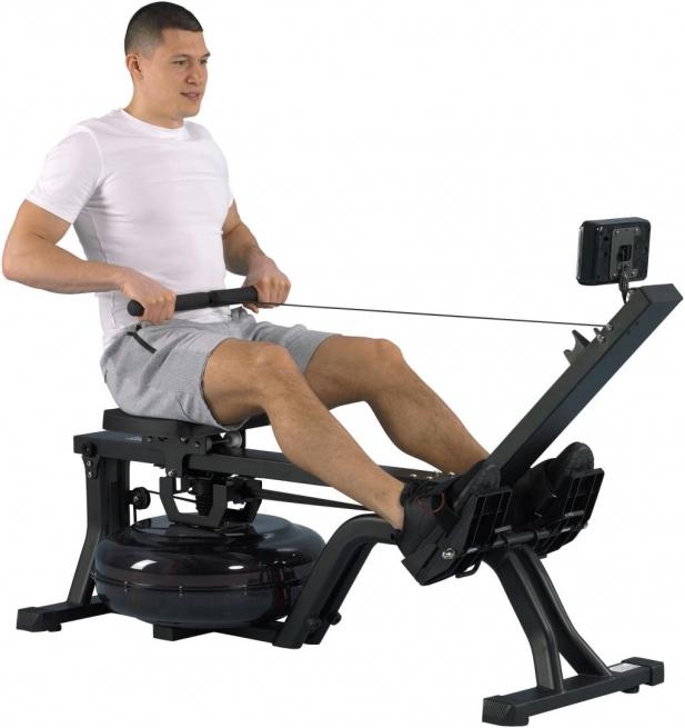 Image du produit Gorilla Sports Rameur aquatique avec ordinateur d'entraînement