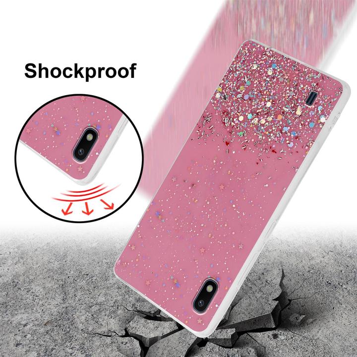 Immagine prodotto Cadorabo Copertura in TPU scintillante (HTC One M10, Samsung Galaxy A10)