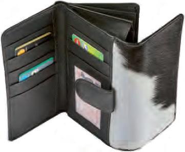 Maverick Portemonnaie Leder/Fell braun