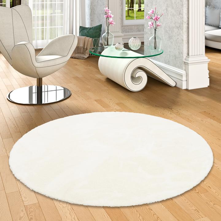 Immagine prodotto Snapstyle Tappeto Shaggy di lusso in velluto rotondo (Ø 100 cm)
