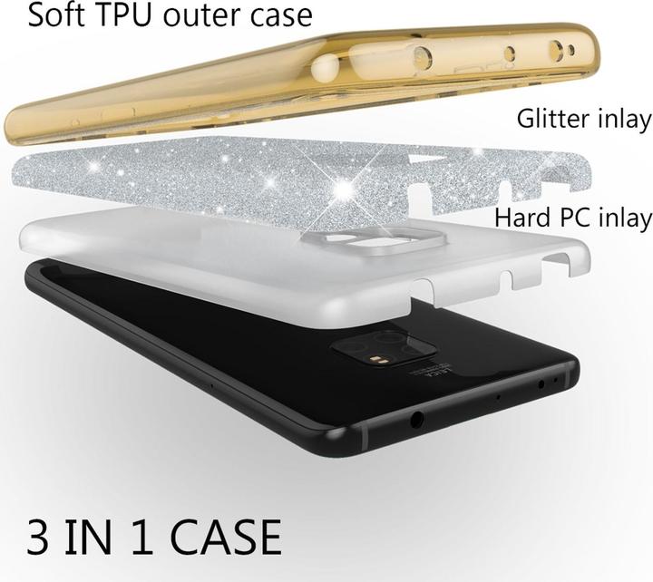 Actual product image Nalia Glitter mobile phone cover (Mate 20)