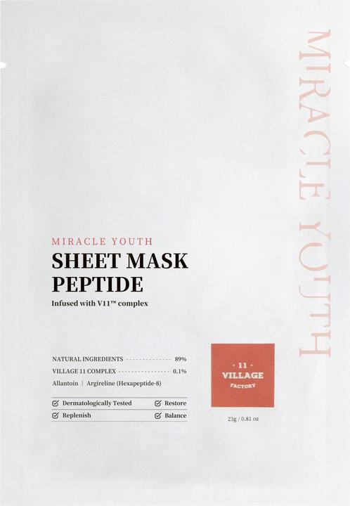 Image du produit Village 11 Factory Miracle youth sheet mask peptide