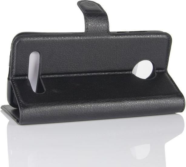 Produktbild MU Classic Leder Hülle mit Litchitextur (Motorola Moto Z2 Play)