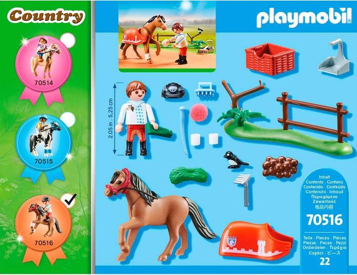 Immagine prodotto Playmobil Pony da collezione "Connemara (70516, Paese Playmobil)
