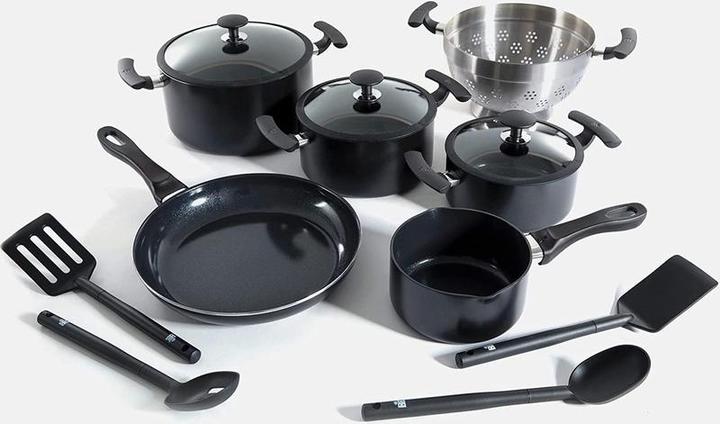 Actual product image BK Vivid Pannenset 13-delig - Inductie - Geschikt voor alle warmtebronnen - PFAS-vrij - Ovenbestendig - (Pan set + pot set)