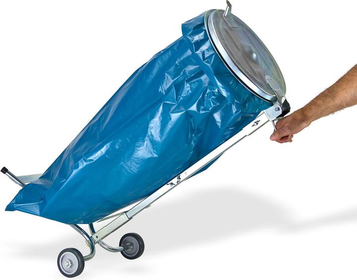 Image du produit Dema Support pour sacs poubelle Collecteur de déchets Support pour sacs poubelle 120l (120 l)