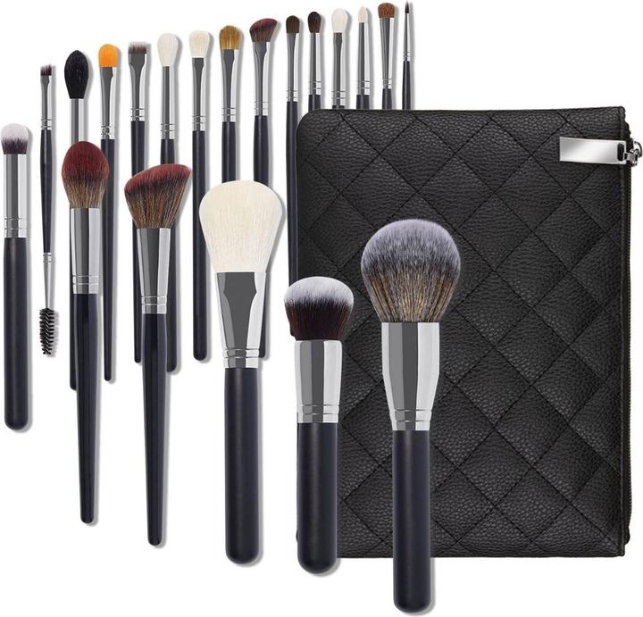 Hermex Make-up-Pinselset Schminkpinselset Pinselset für Make-up (Set)