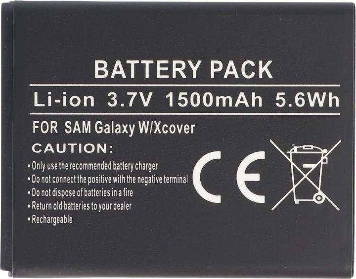 Image du produit Samsung Batterie Galaxy W, Galaxy S WiFi 3.6, Galaxy Xcover, Omnia W, Wave 3, GT-i8150