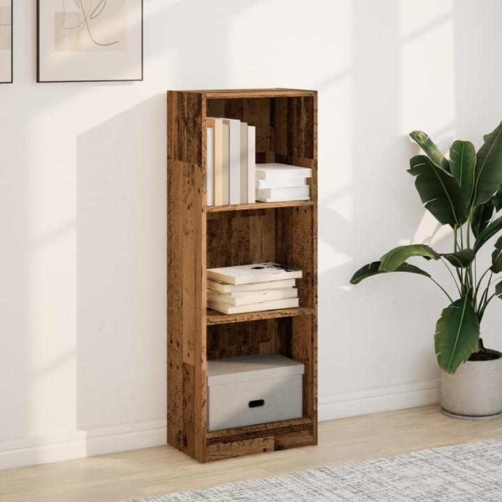 Image du produit VidaXL Bücherregal Bücherschrank Standregal Büroregal Wandregal Altholz-Optik (40 x 24 x 109 cm)