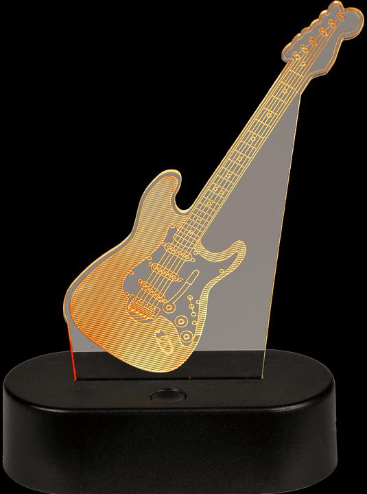 Actual product image TOP 3d Lamp Guitar