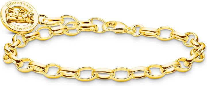 Actual product image Thomas Sabo Bracelet (17 cm, 750 yellow gold gilding, 925 sterling silver)