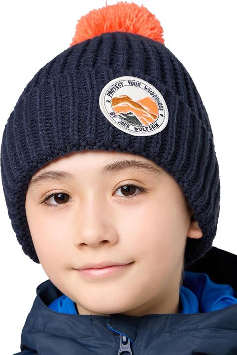 Immagine prodotto Jack Wolfskin Berretto con distintivo a pompon per bambini (M)