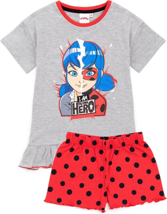 Miraculous I Am My Own Hero! Schlafanzug mit Shorts Mädchen (3erPack)