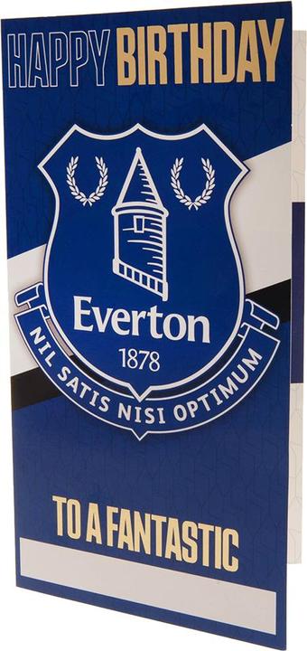 Produktbild Everton FC Personalisierte Geburtstagskarte mit Aufklebern (1 Stk.)