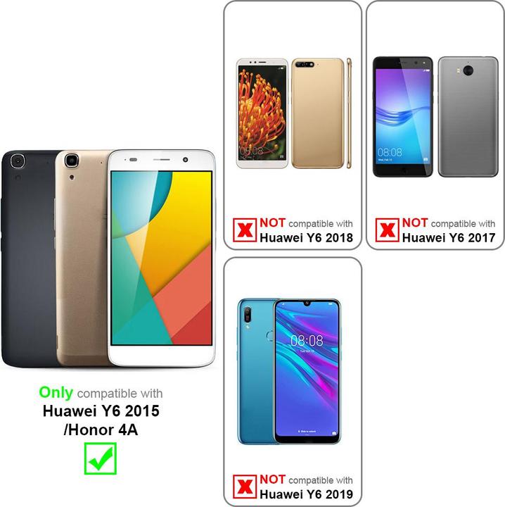Image du produit Cadorabo Chaîne de téléphone portable pour Huawei Y6 2015 / Honor 4A Necklace Coque