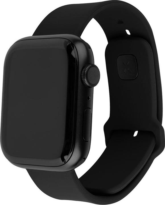 Image du produit Fixed Silicone rem SET til Apple Watch 42/44/45mm Sort