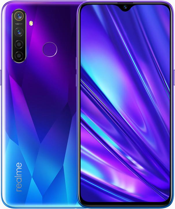 Produktbild realme 5 Pro (8GB) (128 GB, Sparkling Blue, 6.30", Dual SIM, 48 Mpx, 4G)