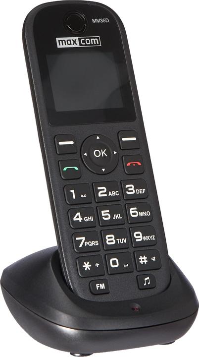 Image du produit Maxcom Téléphone Fixe Sans Fil Mm35d Noir