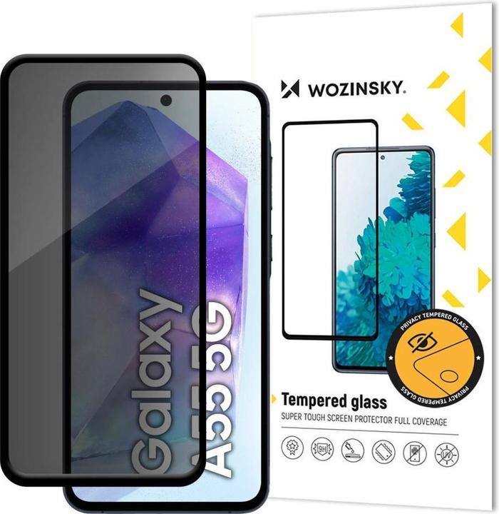 Actual product image Wozinsky Privacy Glass Samsung A16 / A16 5G (1 Piece, Samsung Galaxy A16 5G, Oppo A16)