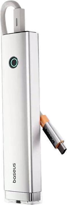 Produktbild Baseus 5-Port HUB AIR UltraJoy Series Type-C - HDMI, USB3.0x2, PD, RJ45 (silver)) (USB-C, 5 Ports)