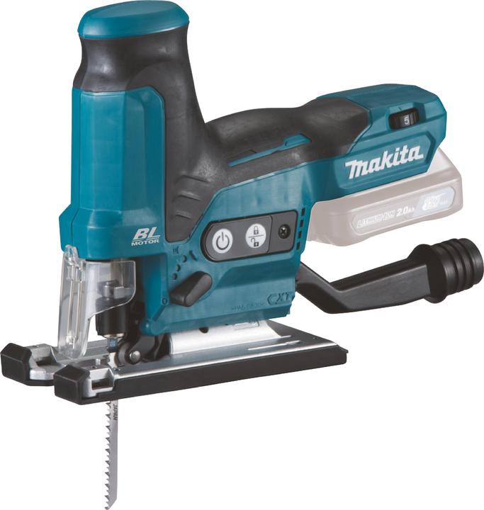 Produktbild Makita JV102DZ Akku-Gehrungssäge 12V MAX, BL-Motor, ohne Akkus und Ladegerät.