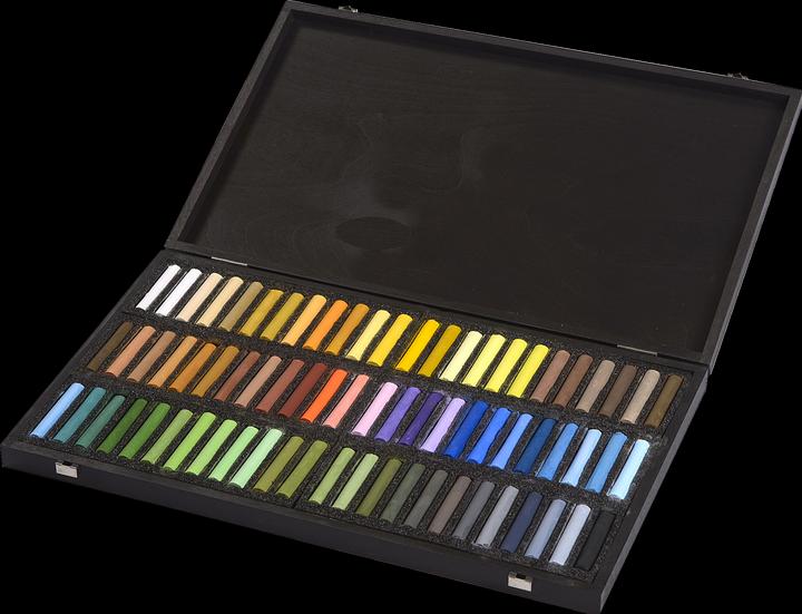 Actual product image BlockX Coffret bois 72 Pastels - Paysage - Vert or (18 x)