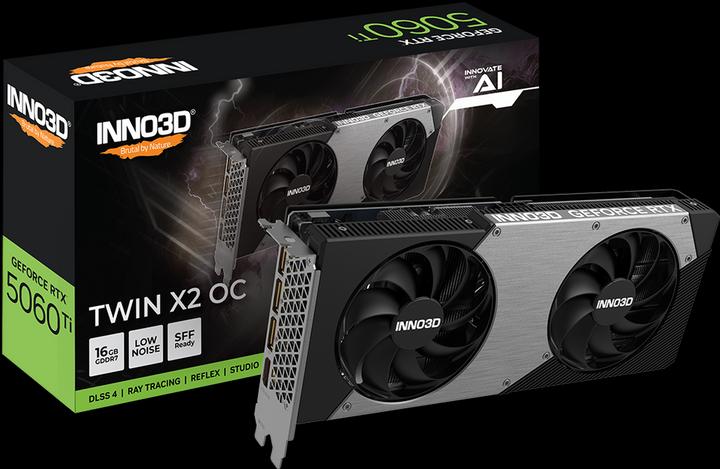 Actual product image Inno3D GeForce RTX 5060 Ti Twin X2 OC (16 GB)