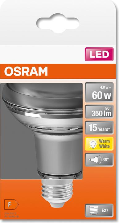Produktbild Osram Led Star R80 (E27, 4.30 W, 350 lm, 1 x, F)