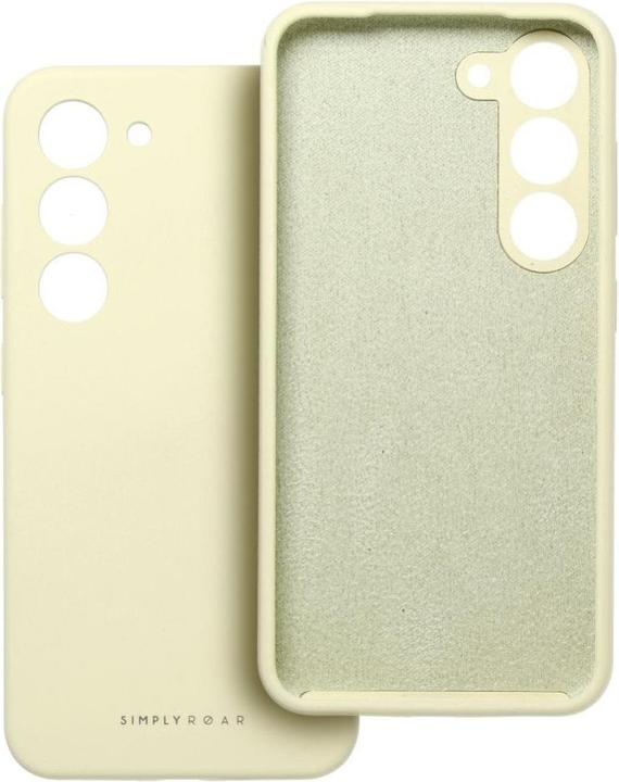 Actual product image Roar Back panel cover case CLOUD SKIN for SAMSUNG A34 5G Light Yellow (Samsung Galaxy A34 5G)