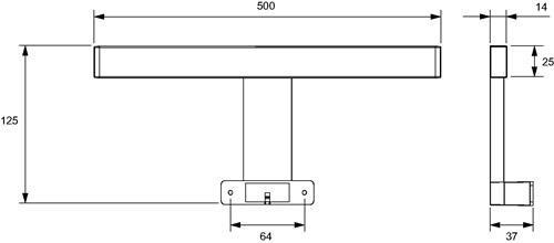 Actual product image L&S Surface-mounted luminaire Lilium Emotion 12 V 7 W Frame colour CR