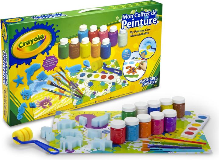 Actual product image Crayola Deluxe luxury washable paint set