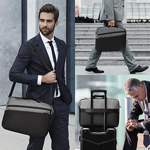 Produktbild Only-Bags.Store Laptop-Tasche Aktentasche Passt Laptop erweiterbar Wasserdicht (16")
