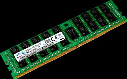 Actual product image Samsung 32 GB DDR4 2400 RDIMM ECC Registred (2400 MHz, DDR4-RAM, DIMM)