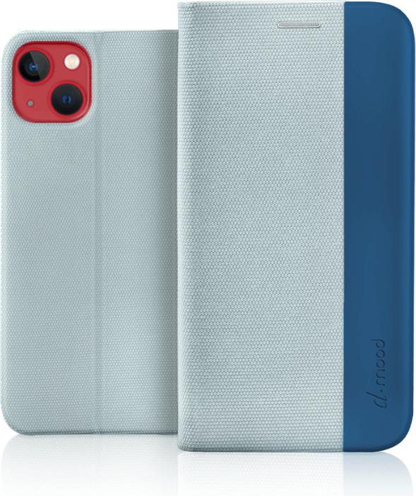 Actual product image Fongex iPhone 13 - Book D-Mood light gray (Apple iPhone 13)