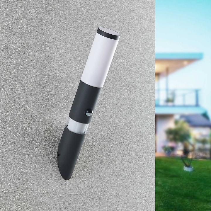 Immagine prodotto Lindby Okari Applique per esterni con torcia a sensore (40 lm, E27, IP54)