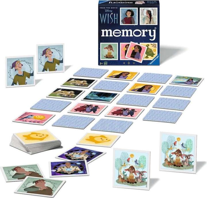 Immagine prodotto Ravensburger memory® Disney Wish - 22595 - Il classico gioco di memoria per tutta la famiglia, dai 3 anni in su. (Tedesco)