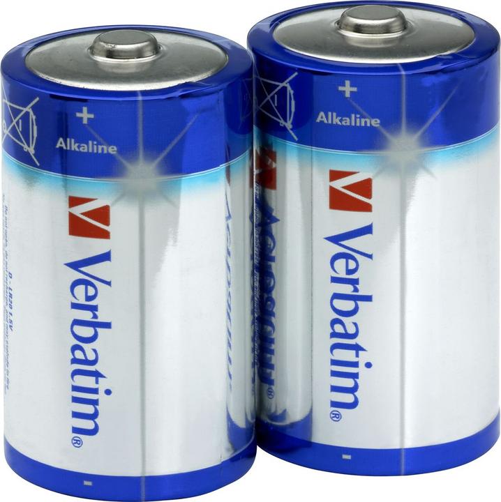 Image du produit Verbatim Pack 2 Piles D (2 pcs, D)