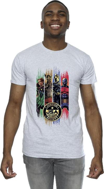 Actual product image Mens Black Adam JSA Gold Badge T-Shirt (4XL)